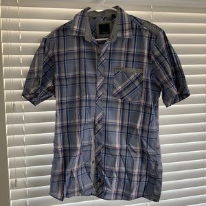 7 diamonds men’s button down shirt